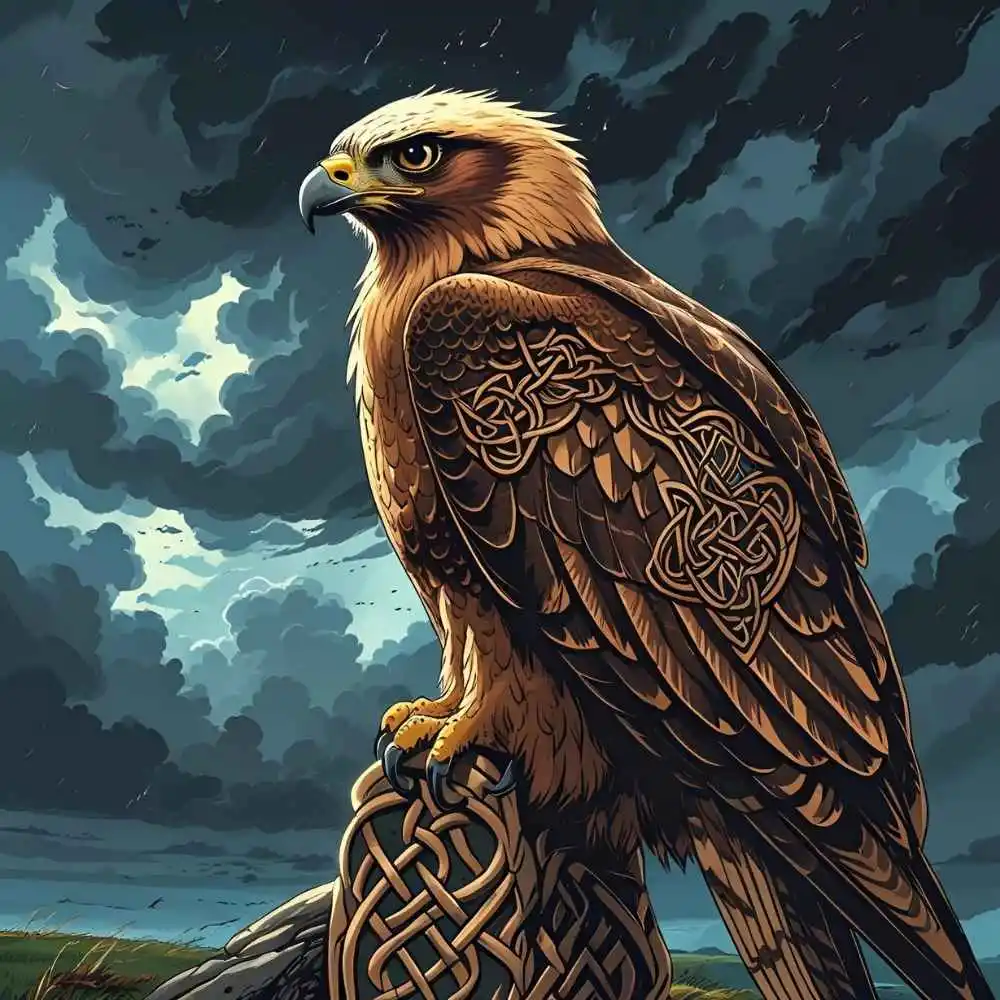 Celtic Hawk Symbolism