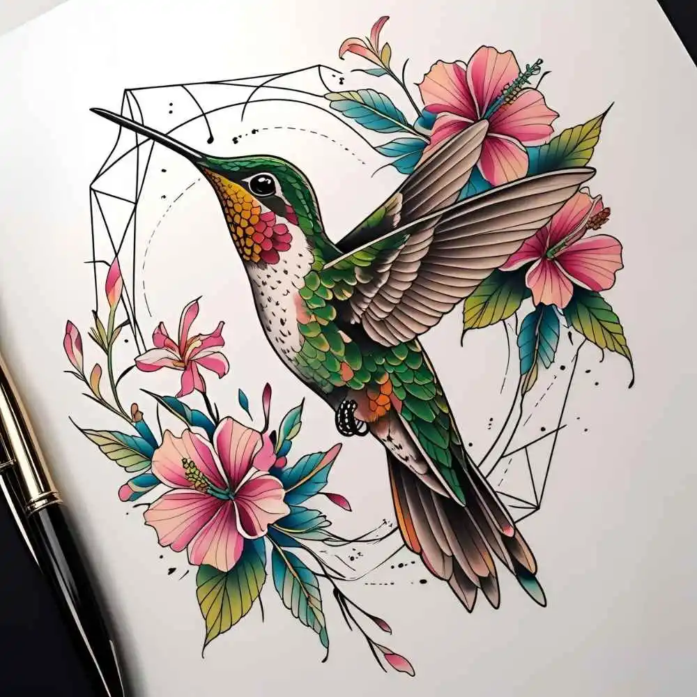 Hummingbird Symbolism Tattoo