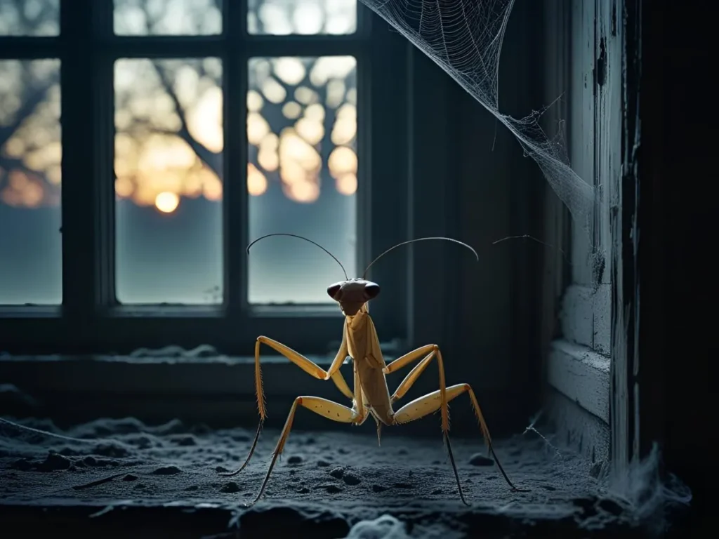 Praying Mantis Symbolism Death in the House
