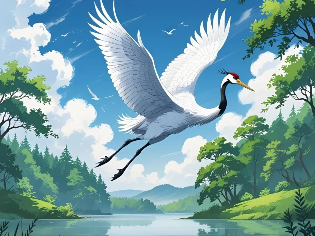 White Crane Symbolism