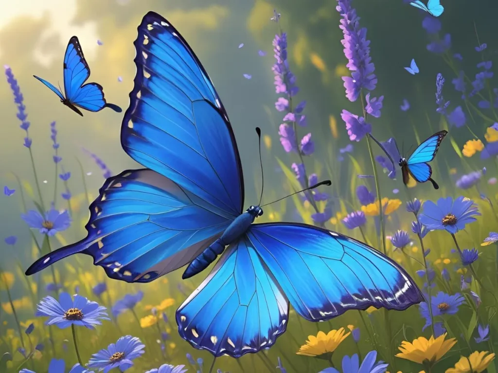 Blue Butterfly Symbolism Meaning