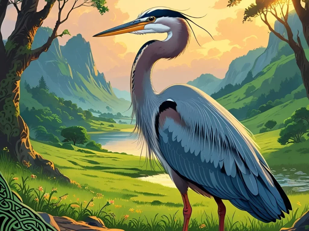 Heron Symbolism Celtic