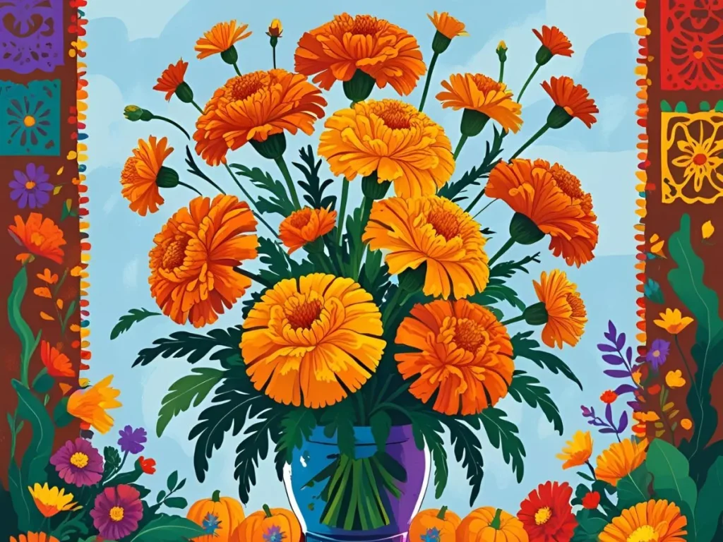 Marigold Symbolism Day of the Dead