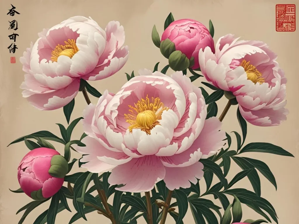 Peony Symbolism China