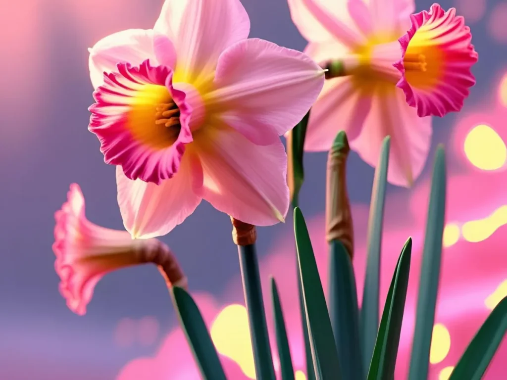 Pink Daffodil Symbolism