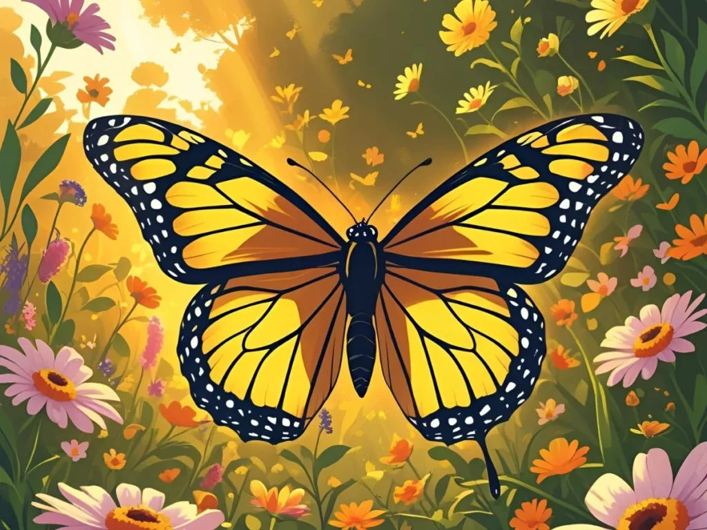 Yellow Monarch Butterfly Symbolism
