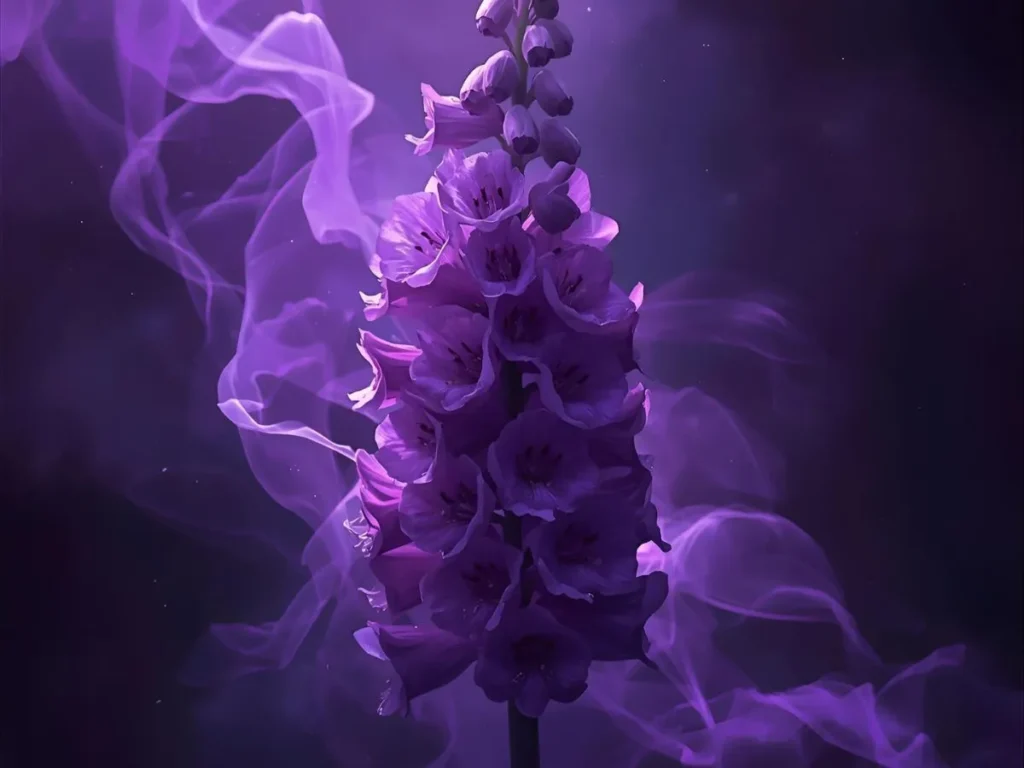 Purple Delphinium Symbolism