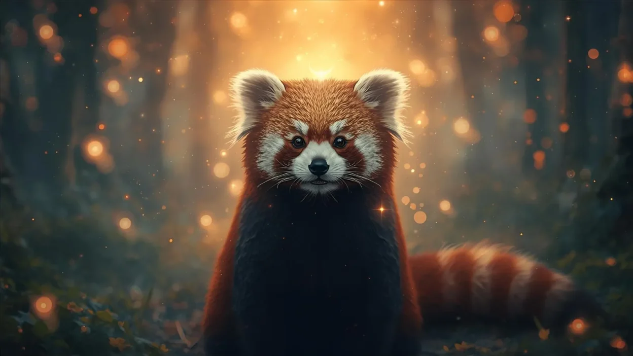 Red Panda Represent Spiritually