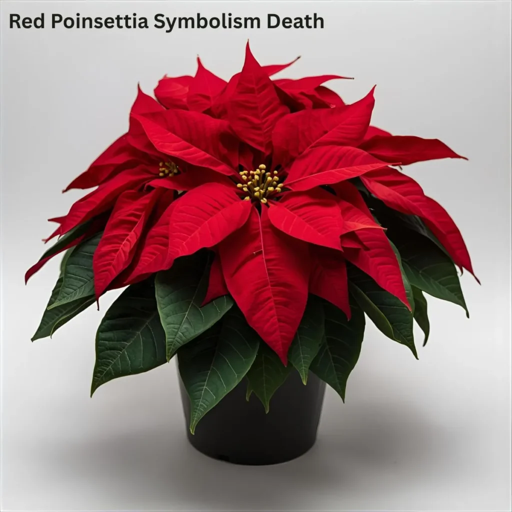 Red Poinsettia Symbolism Death