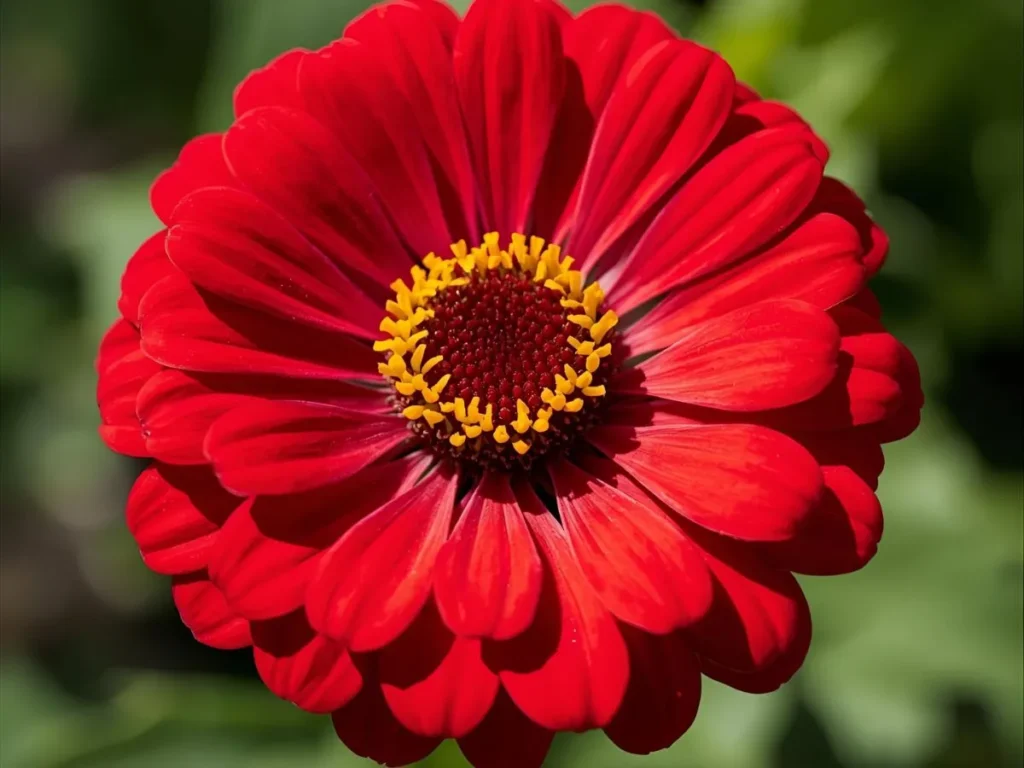 Red Zinnia Flower Meaning