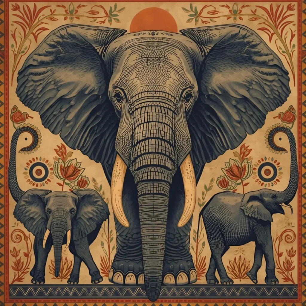 Symbolism of Elephants in African Art