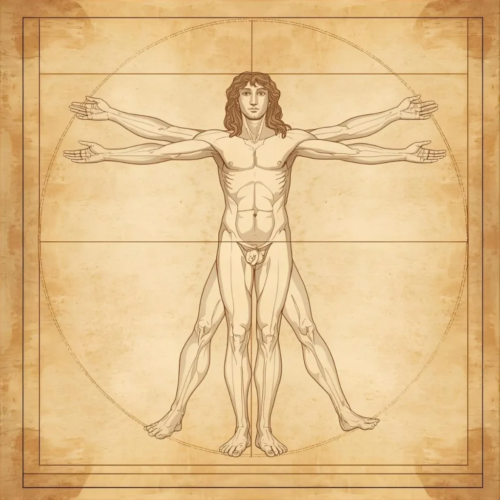 Vitruvian Man Proportions