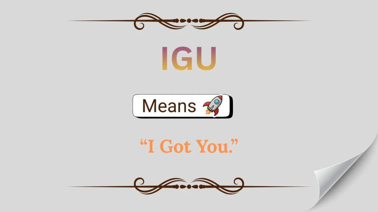 IGU Meaning in Text