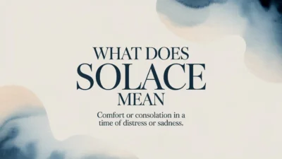What Does Solace Mean